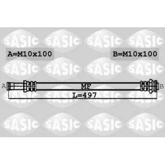 Flexible de frein SASIC 6606014