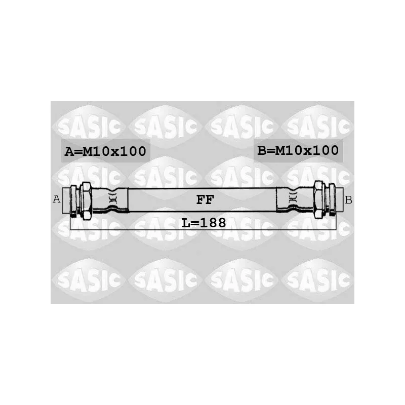 Flexible de frein SASIC 6606028