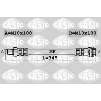 Flexible de frein SASIC 6606033