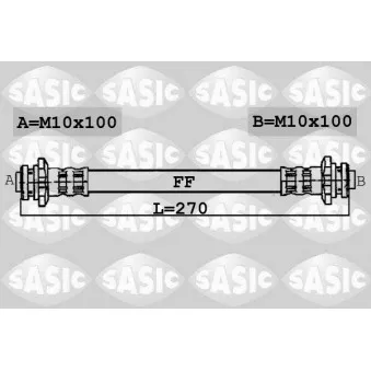 Flexible de frein SASIC 6606036