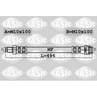 Flexible de frein SASIC 6606039