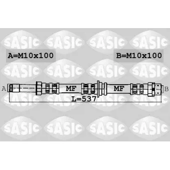 Flexible de frein SASIC 6606040