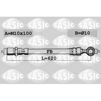 Flexible de frein SASIC 6606042