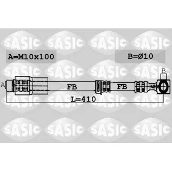 Flexible de frein SASIC 6606044