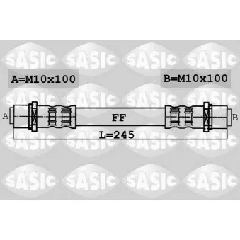 Flexible de frein SASIC 6606045