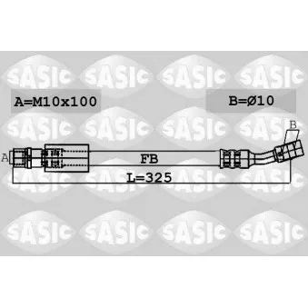 Flexible de frein SASIC 6606048