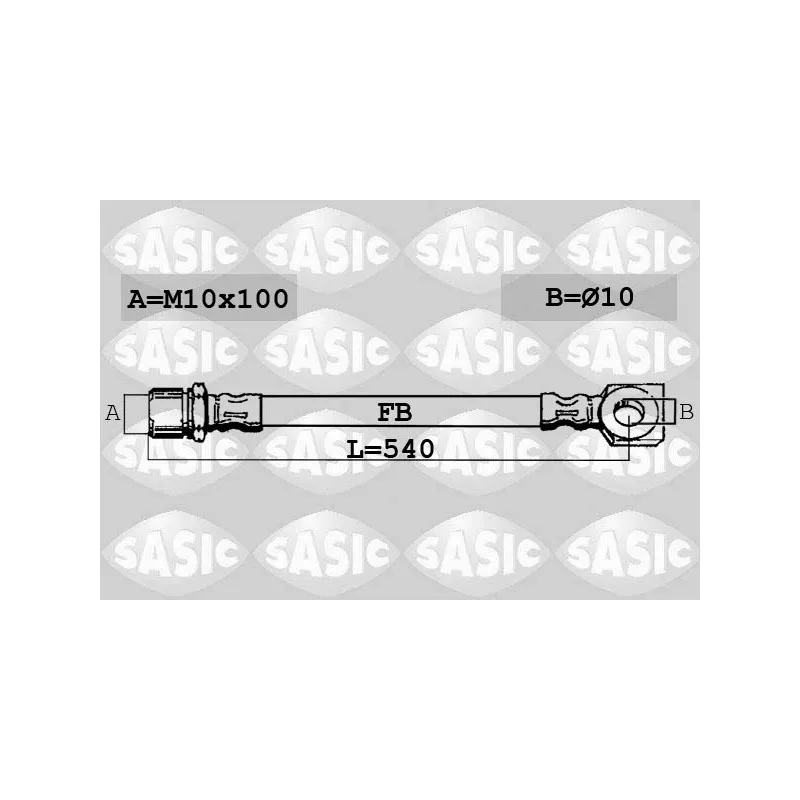 Flexible de frein avant gauche SASIC 6606050
