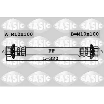 Flexible de frein SASIC 6606059