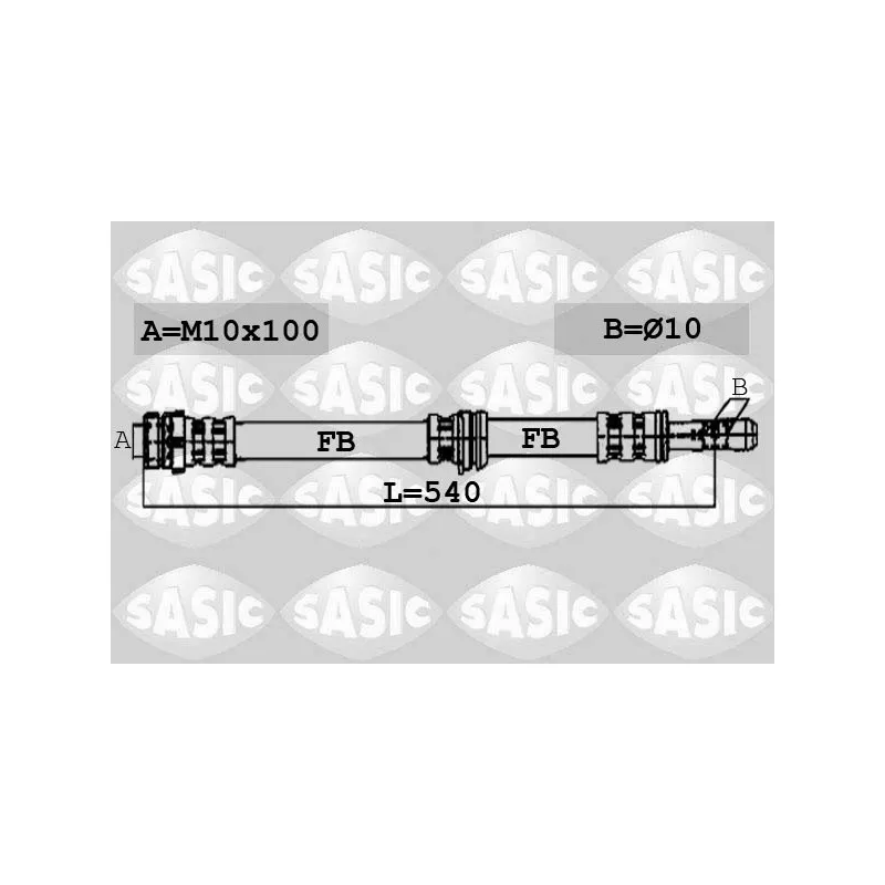 Flexible de frein SASIC 6606061