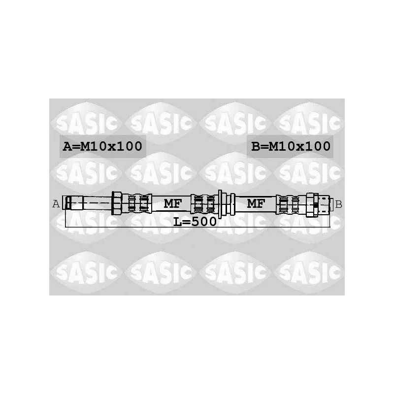 Flexible de frein SASIC 6606068