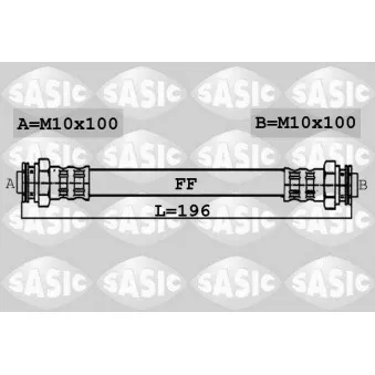 Flexible de frein SASIC 6606069
