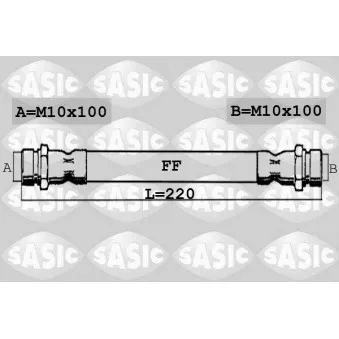 Flexible de frein SASIC 6606071