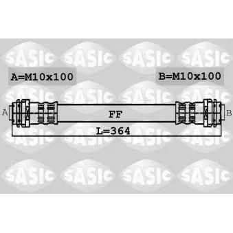 Flexible de frein SASIC 6606072