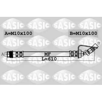 Flexible de frein SASIC 6606075