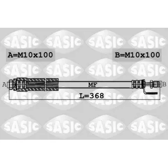 Flexible de frein SASIC 6606080