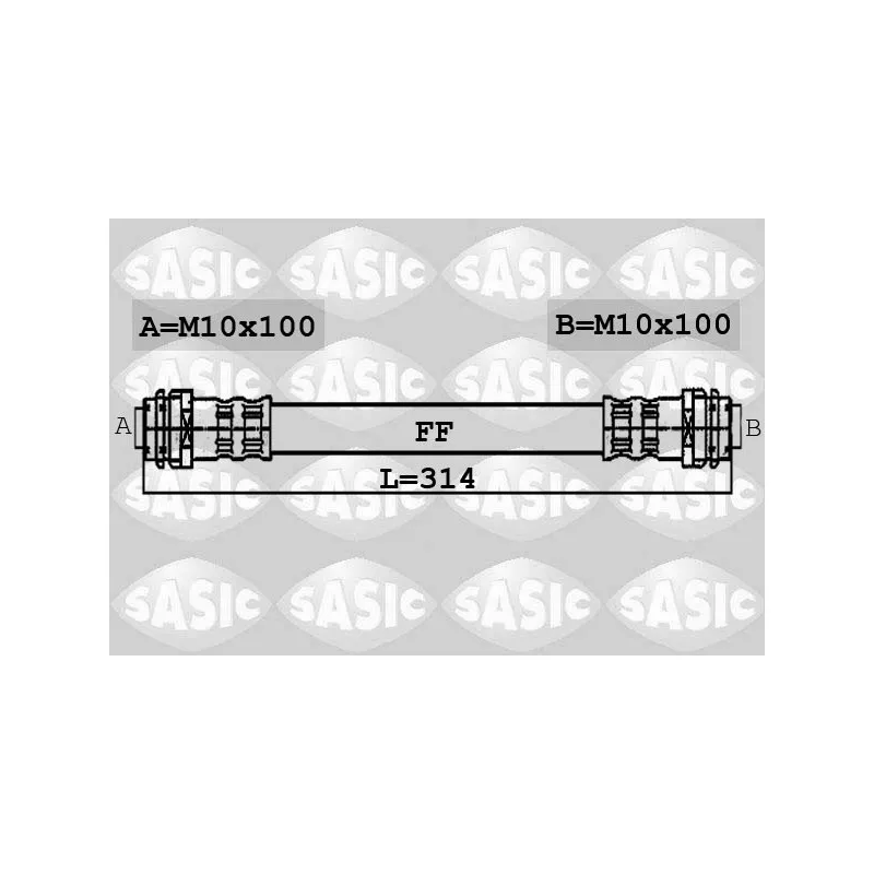Flexible de frein SASIC 6606087