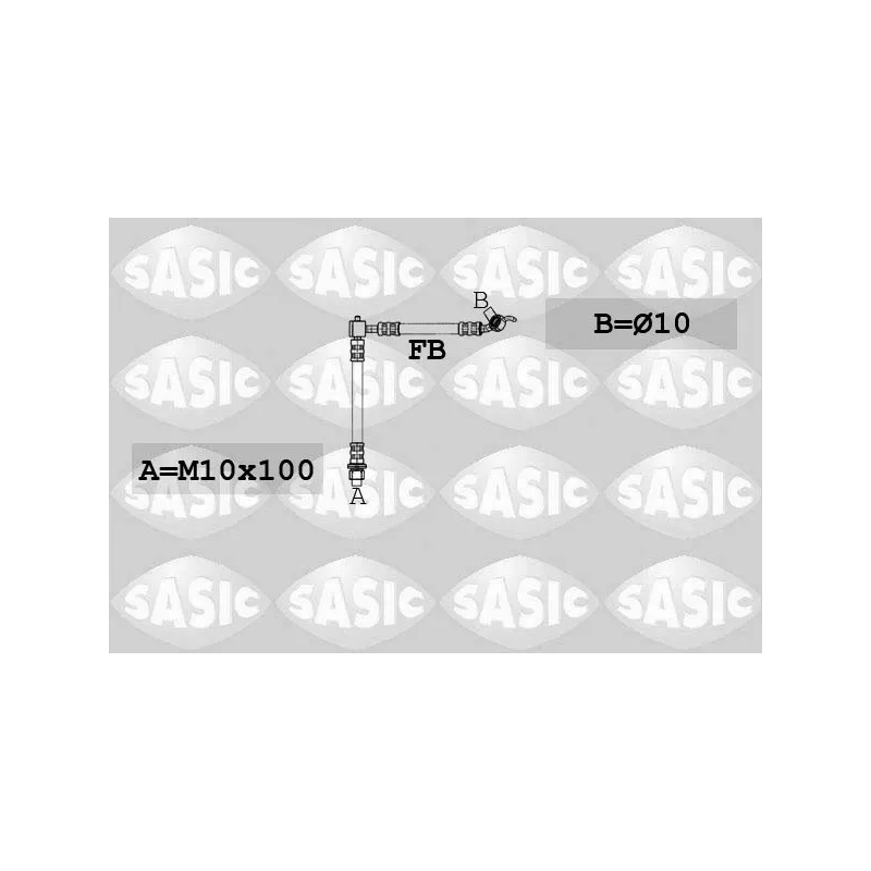 Flexible de frein arrière droit SASIC 6606091