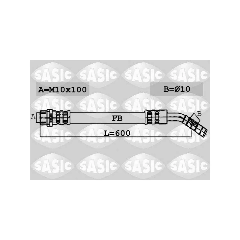 Flexible de frein avant droit SASIC 6606094