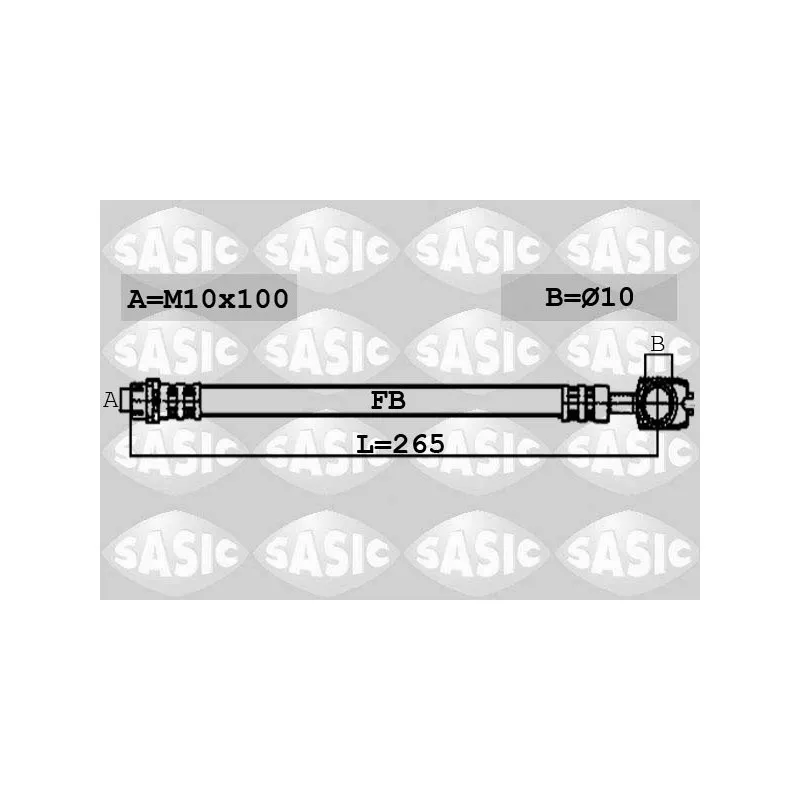 Flexible de frein SASIC 6606105