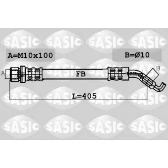 Flexible de frein SASIC 6606107