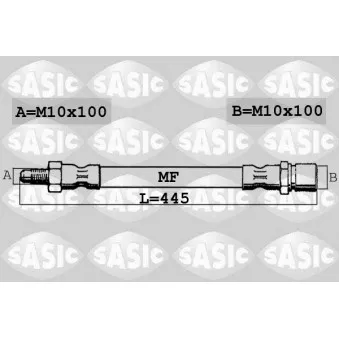 Flexible de frein SASIC 6606110
