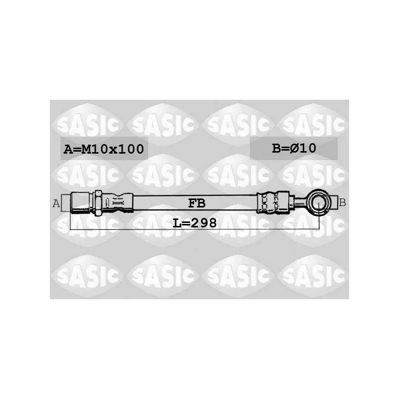 Flexible de frein SASIC 6606134