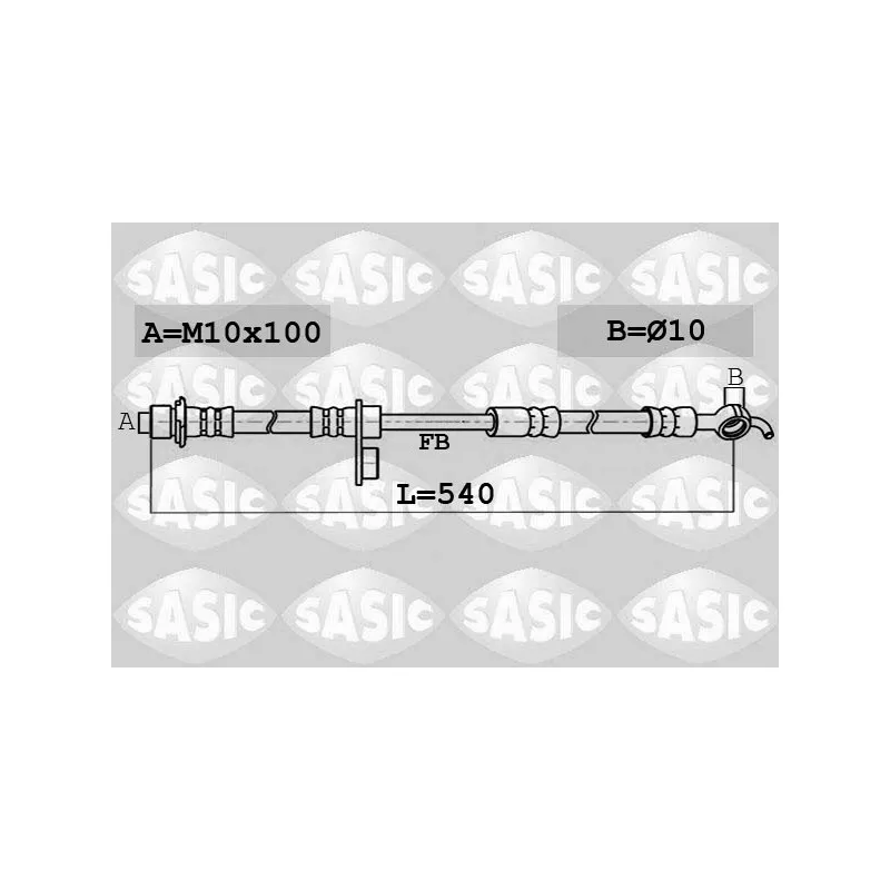 Flexible de frein avant droit SASIC 6606140