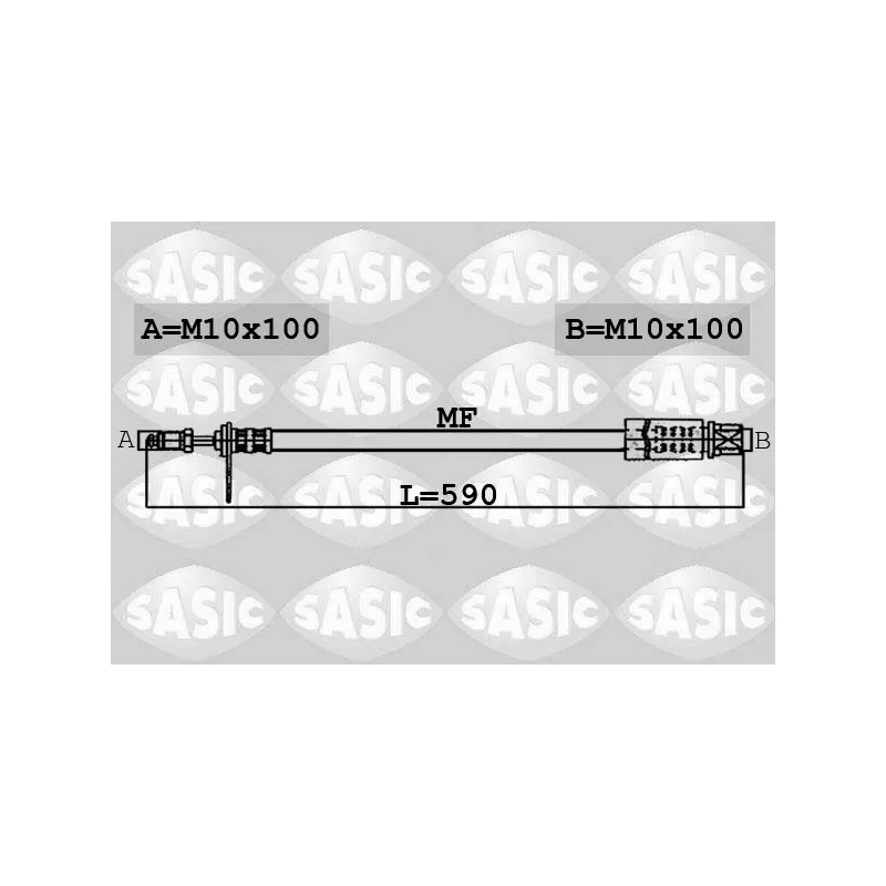 Flexible de frein SASIC 6606148