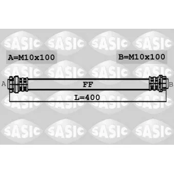 Flexible de frein SASIC 6606181