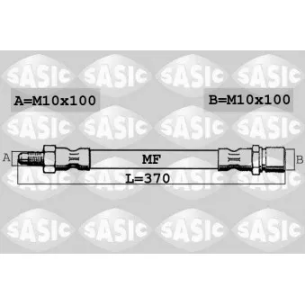 Flexible de frein SASIC 6606182