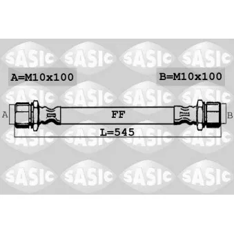 Flexible de frein SASIC 6606191