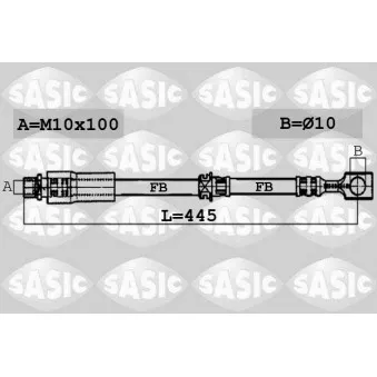 Flexible de frein SASIC 6606193