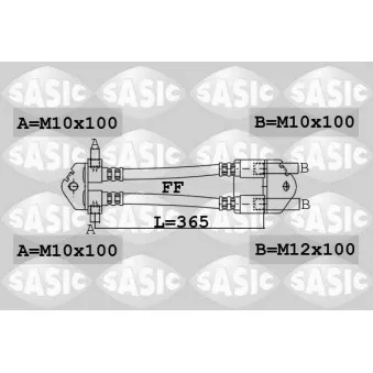 Flexible de frein SASIC 6606194