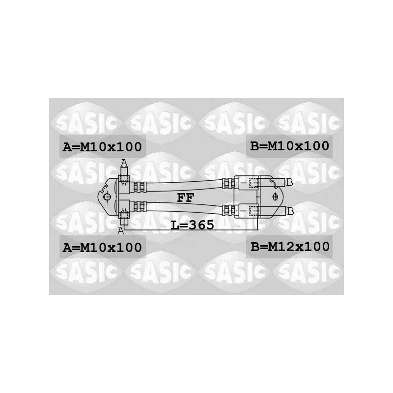 Flexible de frein SASIC 6606194