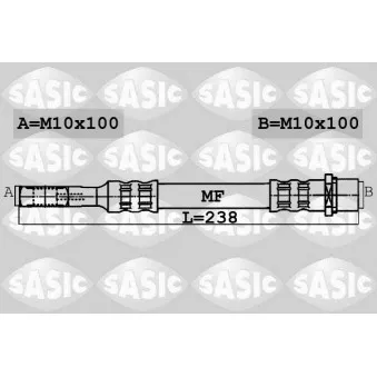Flexible de frein SASIC 6606202