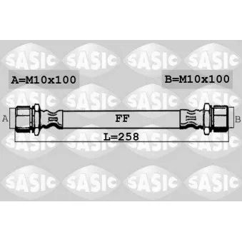Flexible de frein SASIC 6606204
