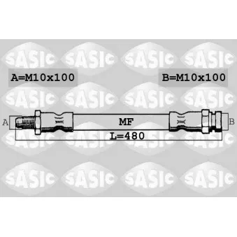 Flexible de frein SASIC 6606217