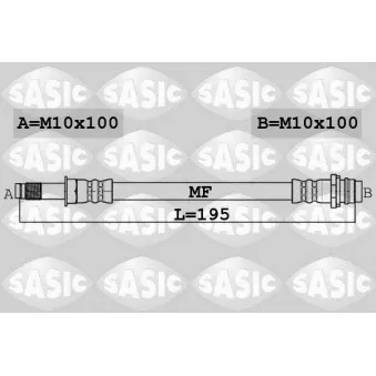 Flexible de frein SASIC 6606229