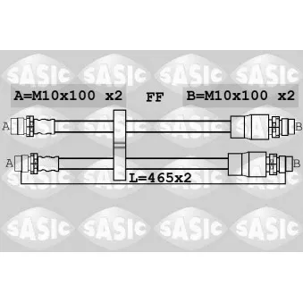 Flexible de frein SASIC 6606249