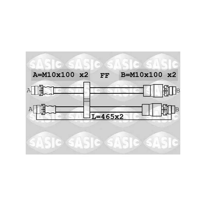 Flexible de frein SASIC 6606249