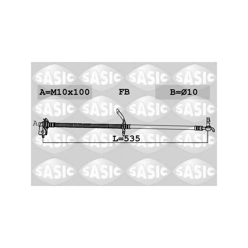 Flexible de frein avant droit SASIC 6606251