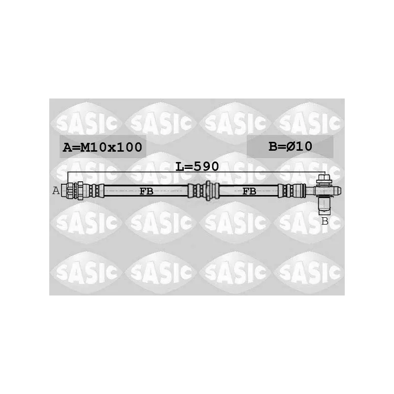 Flexible de frein SASIC 6606254
