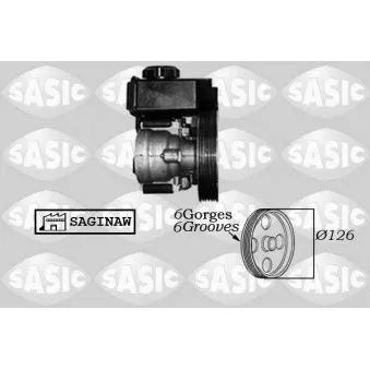 Pompe hydraulique, direction SASIC 7070009