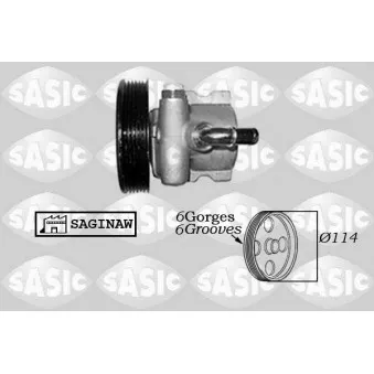 Pompe hydraulique, direction SASIC 7070016