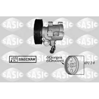 Pompe hydraulique, direction SASIC 7070017