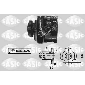 Pompe hydraulique, direction SASIC 7070019