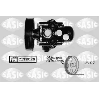 Pompe hydraulique, direction SASIC 7070029