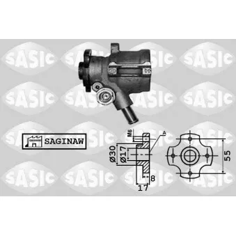 Pompe hydraulique, direction SASIC 7070032