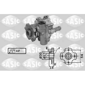 Pompe hydraulique, direction SASIC 7070063