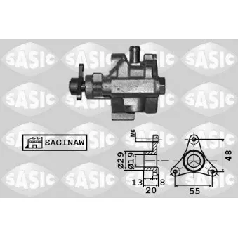 Pompe hydraulique, direction SASIC 7074006